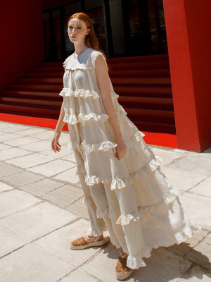 Seville Dress In White