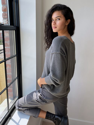 Relaxed V-neck Sweater