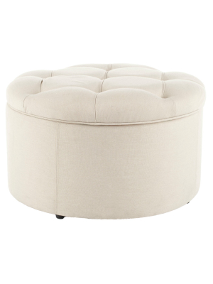 Tanisha Shoe Storage Ottoman - Safavieh