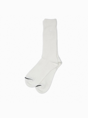 Pique Crew Socks - Off White