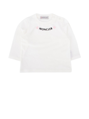 Moncler Enfant Logo Print Crewneck Sweatshirt