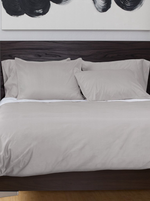 Dove Grey Hayes Nova Duvet Cover