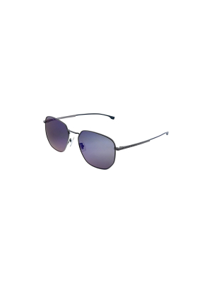 Hugo Boss 0992/f/s 8ht Unisex Round Sunglasses Grey 58mm