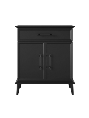 Tolland Storage Cabinet Black - Room & Joy