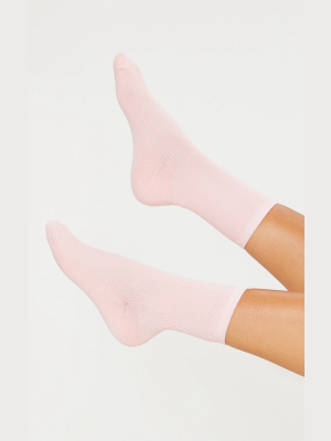 Baby Pink Sports Socks