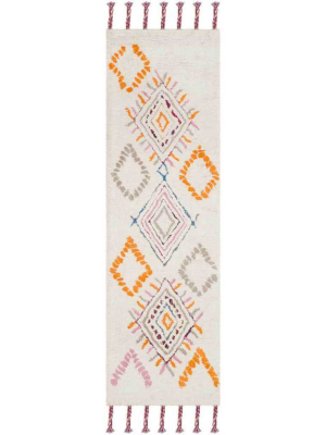 Casablanca Transitional Ivory/multi Runner Rug