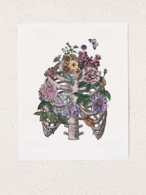 Fleuriosity Flowering Ribs Art Print