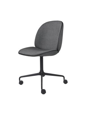 Beetle Meeting Chair: 4-star Swivel Base With Castors + Full Upholstery