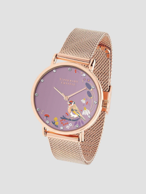 Birdy Goldfinch Watch In Rosegold