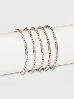 Bead Stretch Bracelet Set 5ct - Universal Thread™
