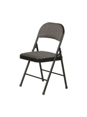 Folding Chair Rich Charcoal Gray - Plastic Dev Group