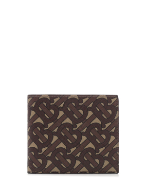 Burberry Monogram Print International Bi-fold Wallet