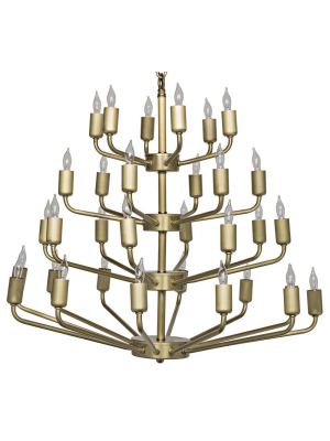 Noir Montoro Gold Chandelier