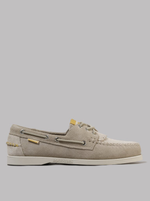 Universal Works X Sebago Portland Multi-tone  (cream Suede)