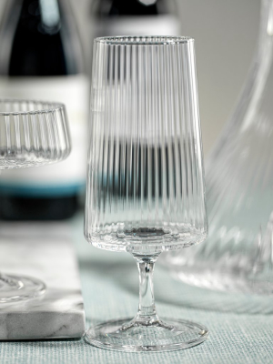 Fluted Textured Cocktail Glass - Set Of 4