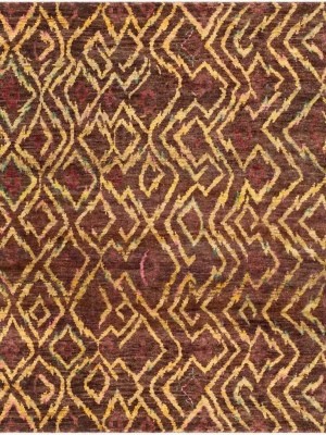 Bohemian Brown/gold Area Rug