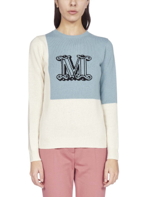 Max Mara Monogram Intarsia Jumper