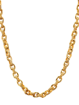 Chain Row 5 Diamond Necklace