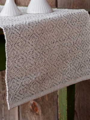 Woven Metallic Table Runner