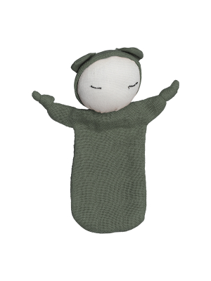 Comforter . Organic Cotton Cuddle Doll - Olive