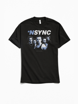 Nsync Blue Hue Portrait Tee