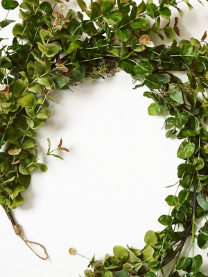 Faux Eucalyptus Garland - Green