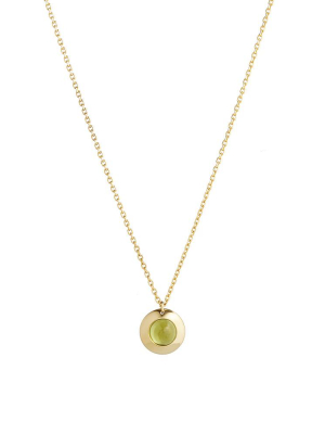 Gems Of Cosmo Olivine Necklace
