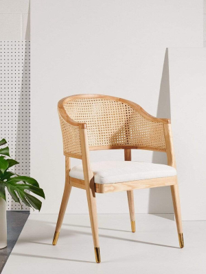 Ll Couture Rogue Rattan Dining Chair - Natural