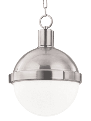 Lambert 1 Light Pendant Satin Nickel