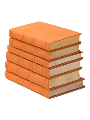 Orange Linen Books, Set Of 6