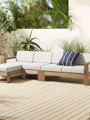 Portside Outdoor 3-piece Chaise Sectional