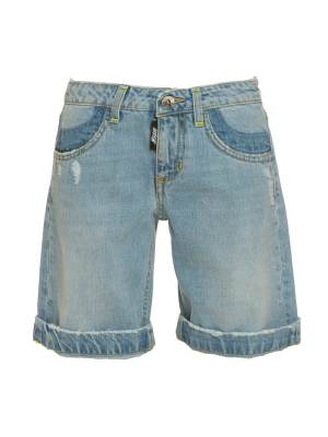 Msgm Boys Denim Shorts