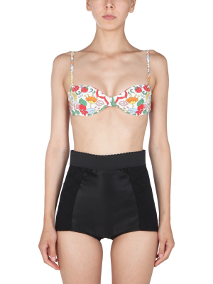 Tory Burch Floral Printed Bikini Top