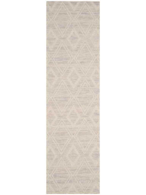 Marbella Silver/ivory Runner Rug