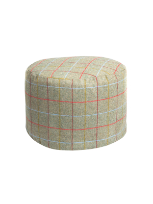 Pouf Tweed Sage