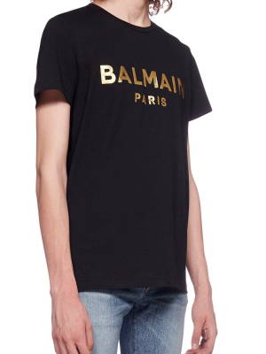 Balmain Logo Printed T-shirt