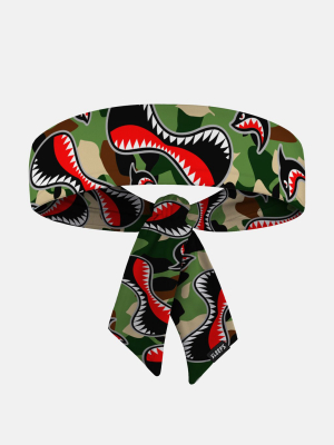 War Shark Jungle Camo Ninja Headband