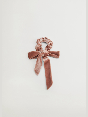 Velvet Bow Hair Tie