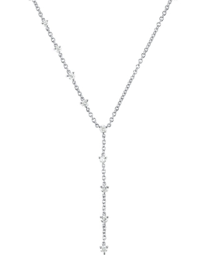 Sparkler Lariat - White Gold