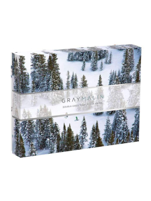 Gray Malin The Snow 2-sided Puzzle