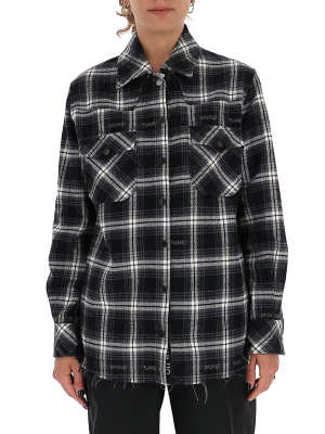 Off-white Check Print Shirt