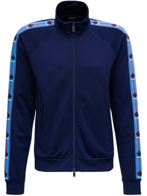 Dsquared2 Logo-tape High Neck Track Jacket