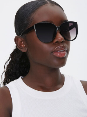 Square Solid Sunglasses