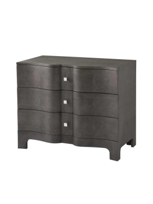 Nolan Serpentine Chest Of Three Drawers