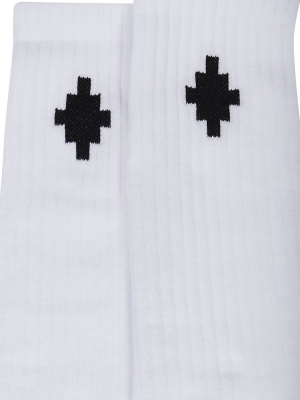 Marcelo Burlon County Of Milan Logo Socks