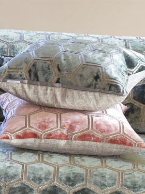 Manipur Coral Decorative Pillow