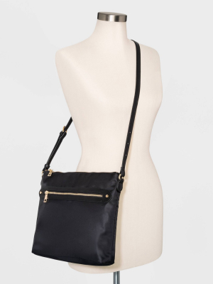 Messenger Crossbody Bag - A New Day™ Black