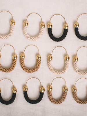 Kumi Hoop Earrings || Stella Fluorescent