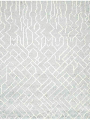 Casablanca Mosaic Blue/ivory Area Rug