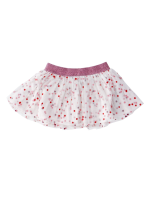 Stella Mccartney Kids Polka Dot Tulle Skirt